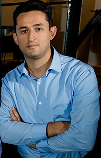 Massimiliano (Max) Albanese, a Mason Engineering cybersecurity professor and researcher, teaches graduate students in cybersecurity. 